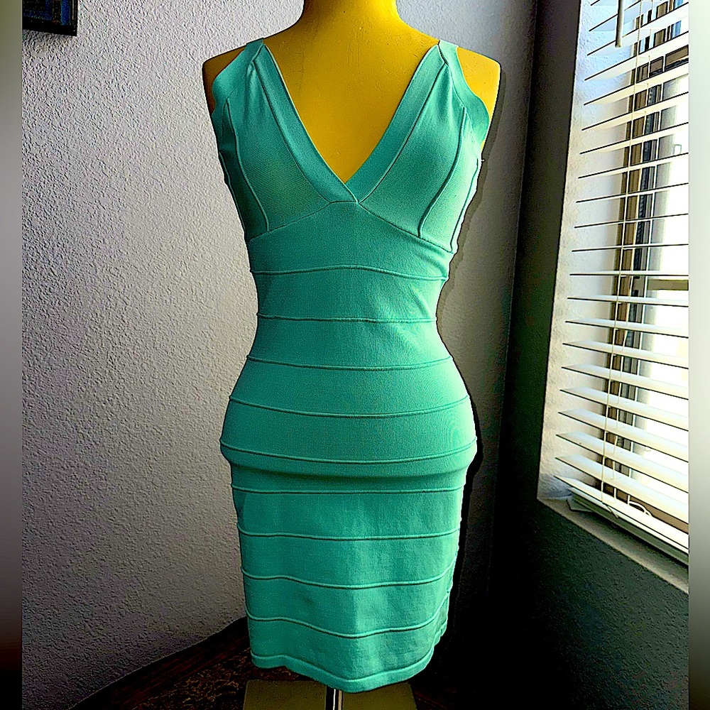 Tiffany Blue Bandage Dress